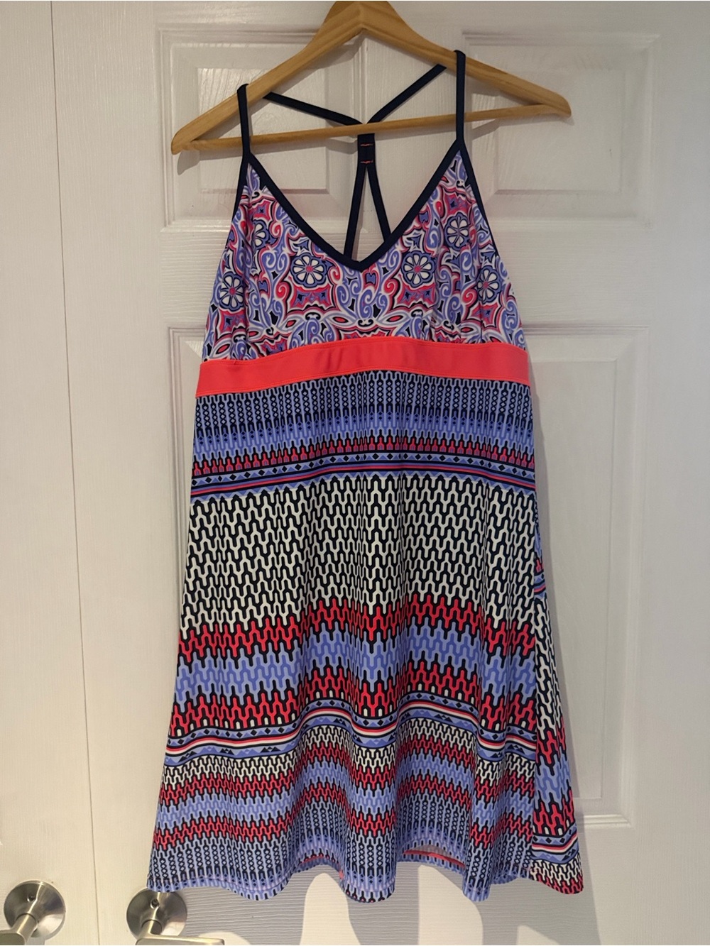 Gerry swim cover up or dress Built in cups. Adjustable straps.